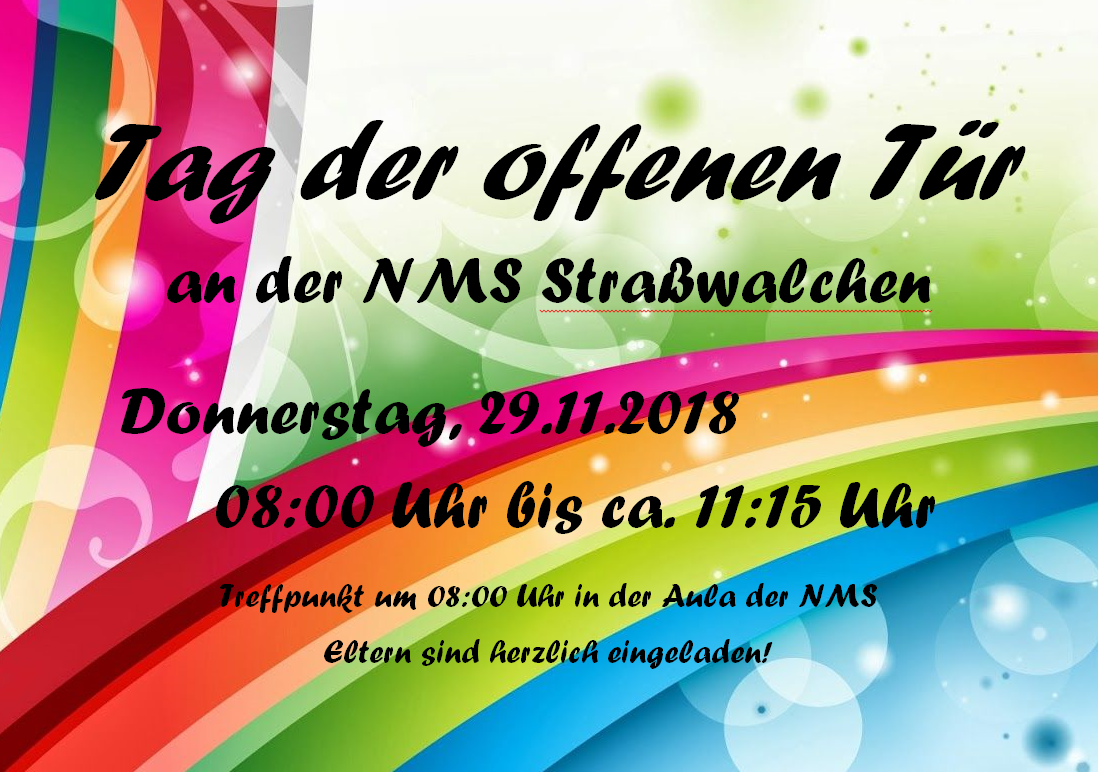 plakat tag der offenen tür